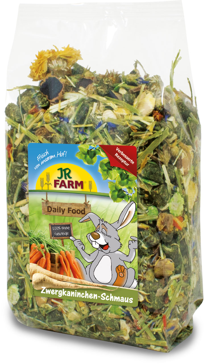 JR FARM Zwergkaninchen-Schmaus