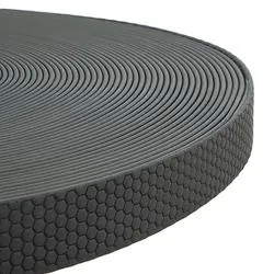 Schleppleine Hexa schwarz 16/20mm