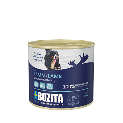 BOZITA MIT LAMM PATÉ IN DER DOSE 625g