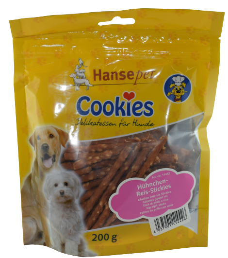Coockies Hühnchen Reis Stickis 200g