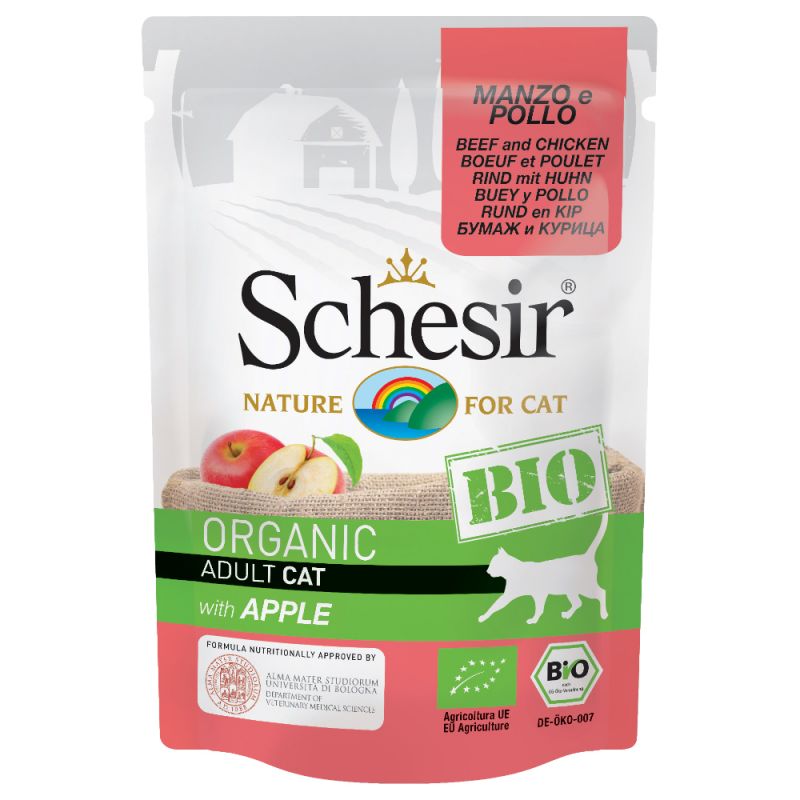 Shesir Huhn und Rind mit Apfel 85g