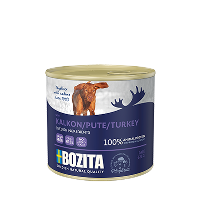 BOZITA MIT PUTE PATÉ IN DER DOSE 625g