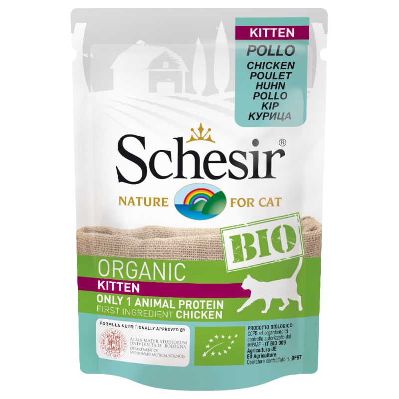 Shesir Kitten Bio Huhn 85g