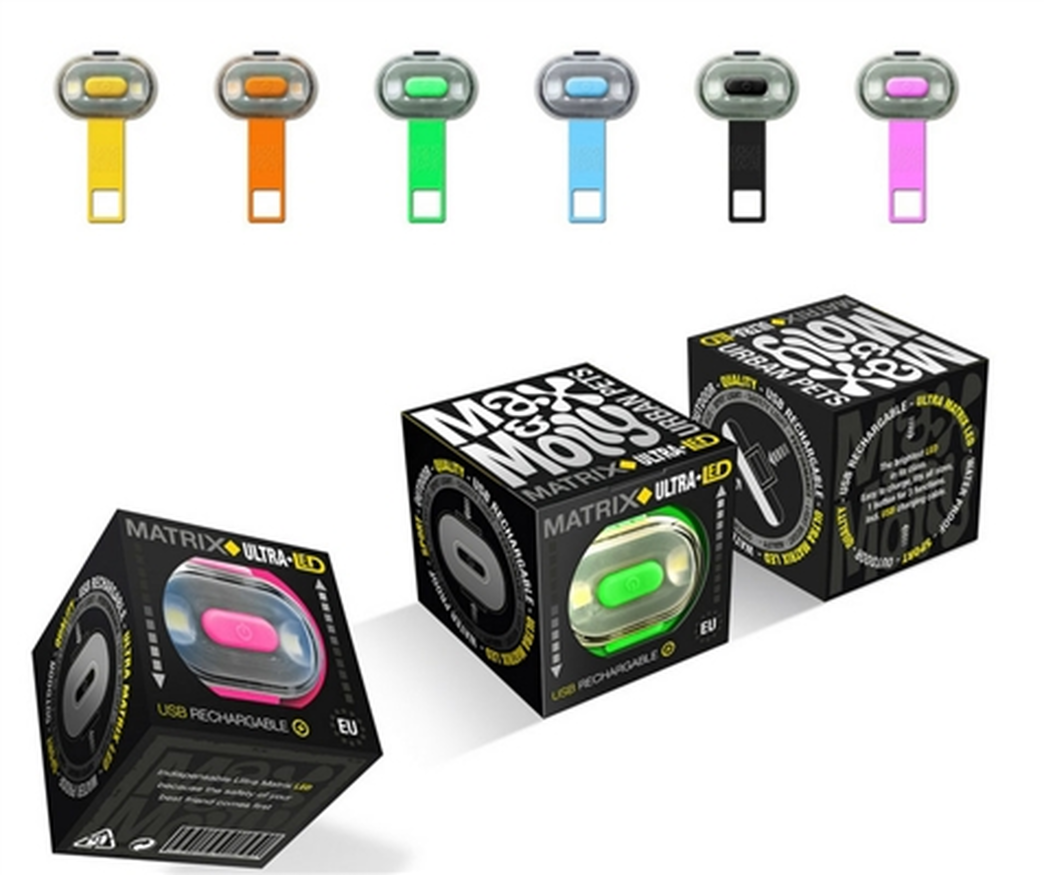MATRIX Ultra LED PET SAFETY LIGHT rosa