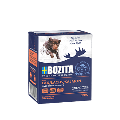 BOZITA MIT LACHS IM TETRA 370g
