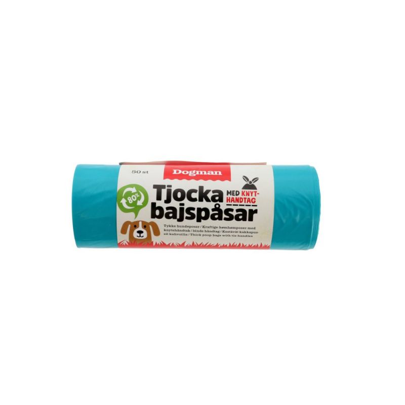 Dogman Kotbeutel mit Henkel 50St Türkis